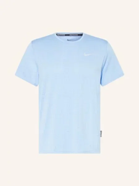 Nike Běžecké Tričko Breathe Miler tmavě modrá