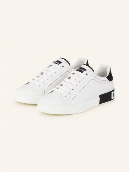 Dolce & Gabbana Sneakersy Portofino bílá/ černá bílé