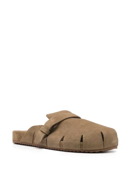 Papuci tip mules Ancient Greek Sandals verde