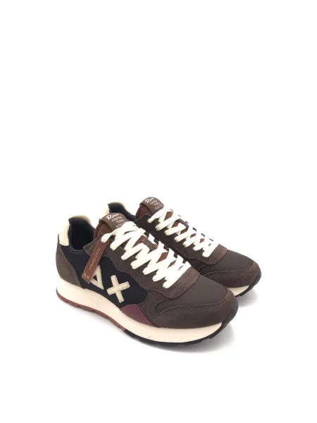 Sneakersy Sun68 brązowe