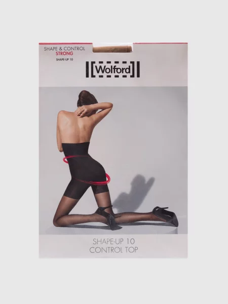 Колготы Wolford с высокой посадкой бежевые