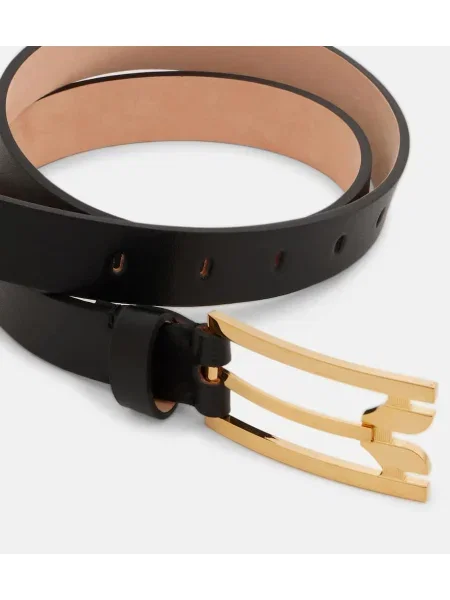 Curea Victoria Beckham din piele negru