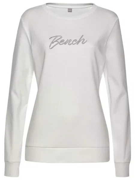 BENCH Sweater majica bijela