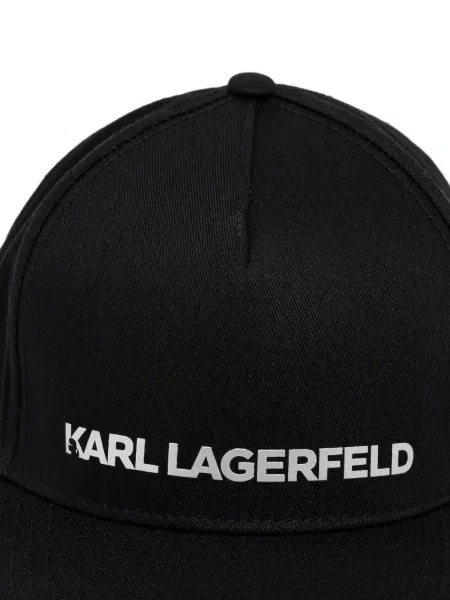 Șapcă Karl Lagerfeld cu autograf negru
