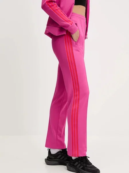 Adidas Originals spodnie dresowe GRFX Trackpants wzorzyste różowy