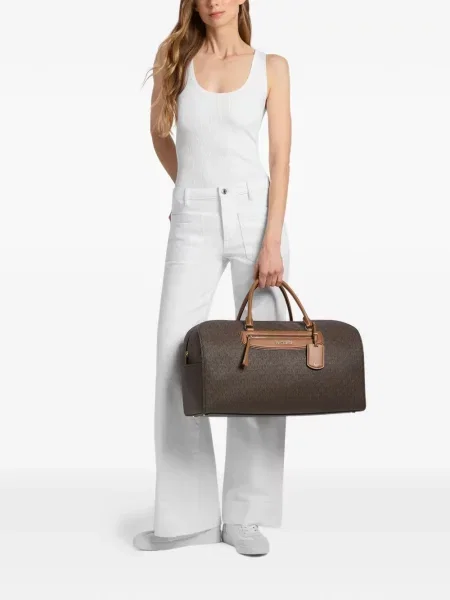 Cestovní taška Michael Kors hnědá
