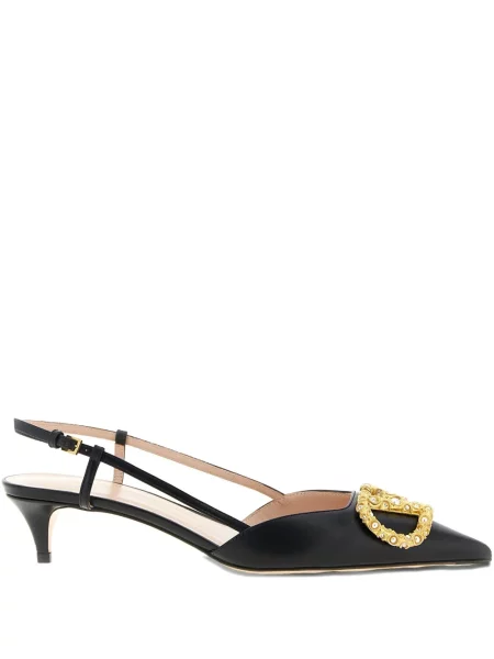 Pantofi cu toc Valentino Garavani slingback negru