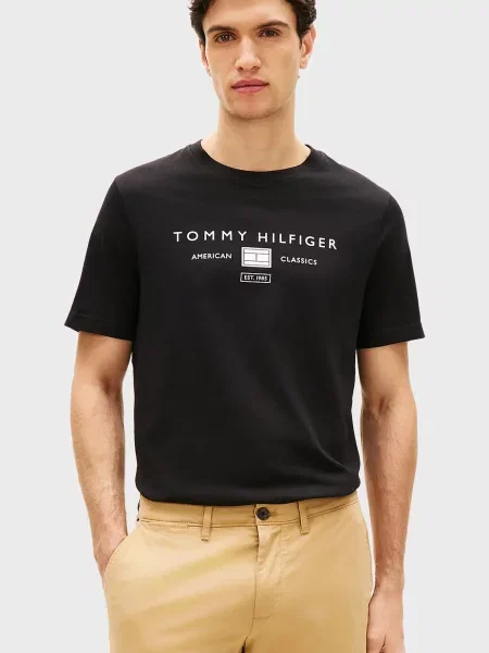 Футболка Tommy Hilfiger чорна