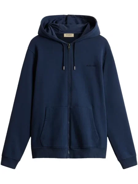 Hanorac cu glugă Woolrich albastru