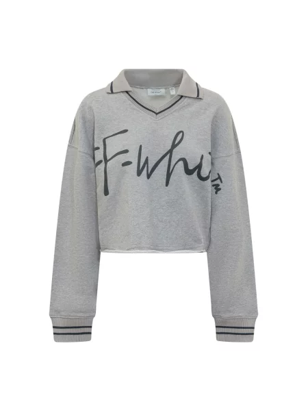 Bluza Off-white o skróconej długości biała