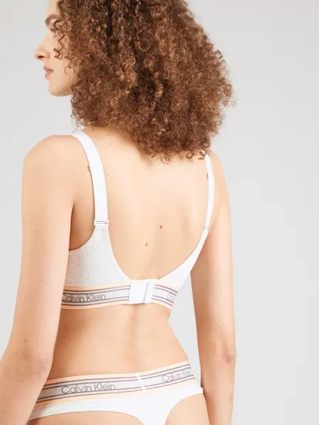 Calvin Klein Underwear športová podprsenka biela