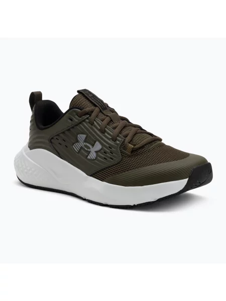 Тренувальні кросівки Under Armour Commit 4 expedition green/halo gray/steel зелені