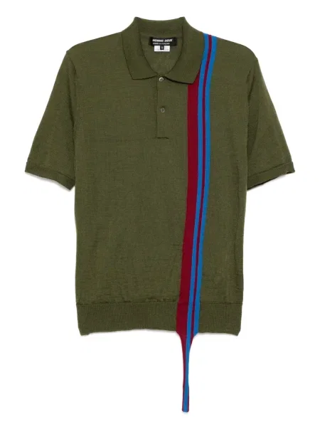 Tricou polo Comme Des Garçons Homme Deux tricotate verde