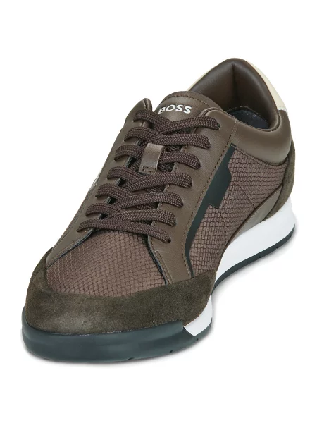 Sneakersy BOSS Nitan hnedá
