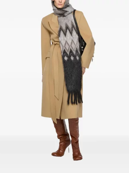 Cu centură palton Acne Studios cu două rânduri de nasturi