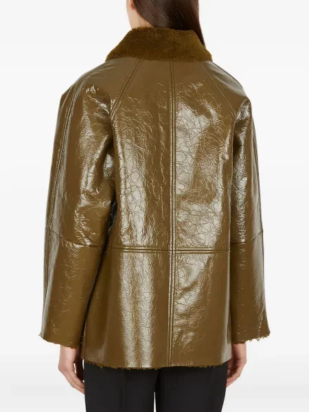 Geanta de piele Kassl Editions verde