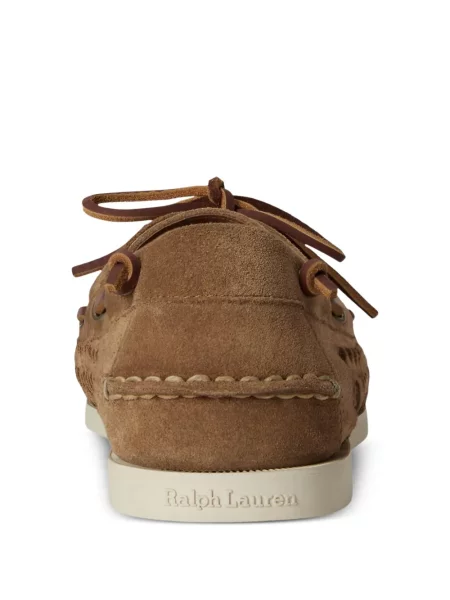 Kožne loaferice Polo Ralph Lauren smeđa