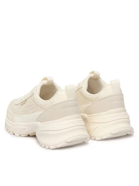 Calvin Klein Sneakersy Hike Runner Lup Lin Mesh biela