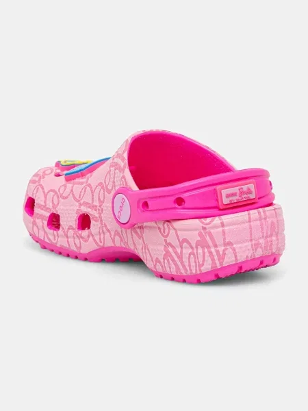 Детские шлепанцы Crocs розовые