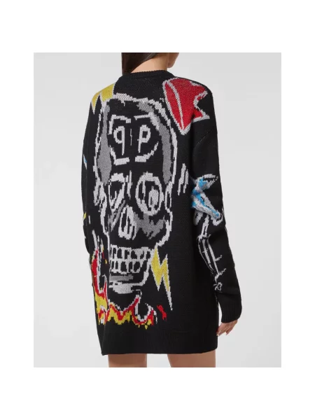 Sweter Philipp Plein z okrągłym dekoltem