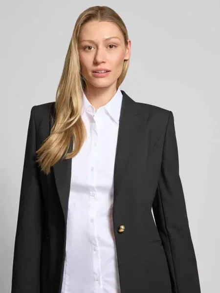 Koszula o kroju shaped fit z mieszanki bawełny model THE FITTED SHIRT' Hugo biała