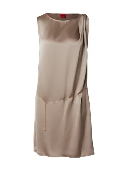 HUGO Rochie cappuccino maro