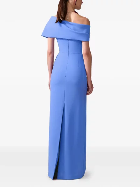 Rochie Carolina Herrera drapată albastru