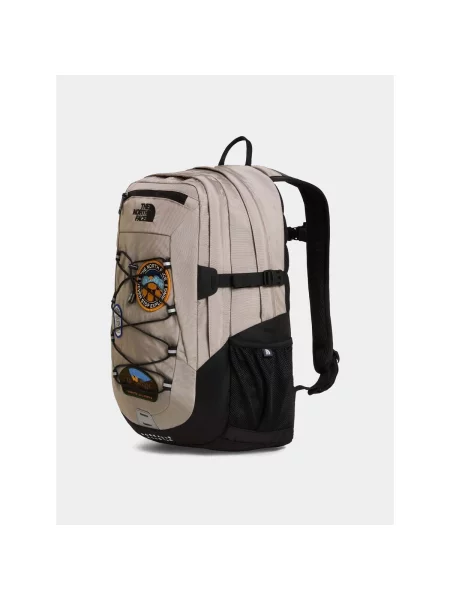 Geantă The North Face clasică cu strasuri gri