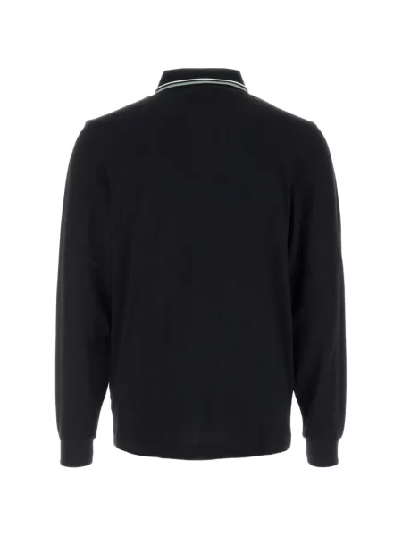 Lung tricou polo Fred Perry negru
