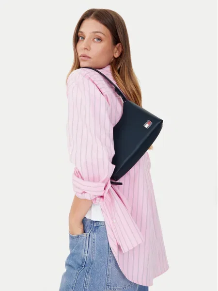 Geantă de mână Tommy Jeans albastru