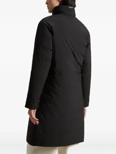 Palton Woolrich cu glugă negru