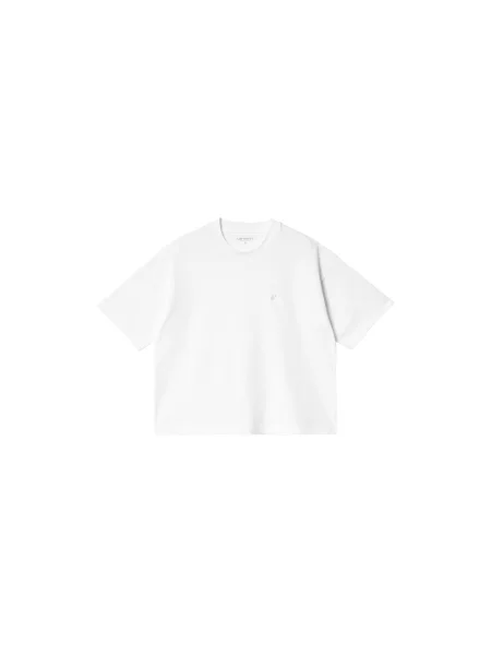 Carhartt WIP W S/S Chester T-Shirt White Kobiety Koszulki Carhartt WIP Size: S biały