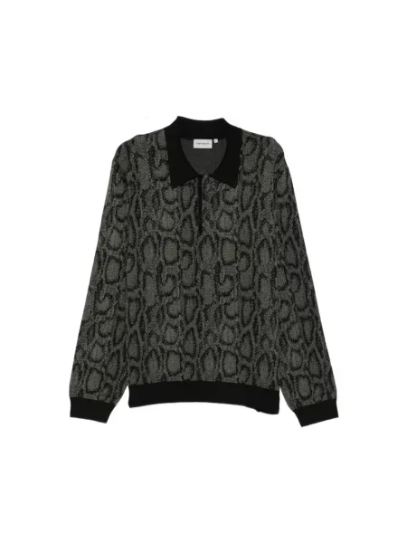 Dzianinowy sweter Carhartt Wip z okrągłym dekoltem zielony