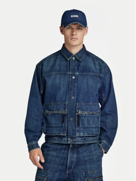 G-Star Raw Geacă de blugi Utility albastru