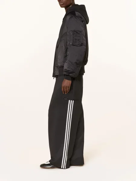 Kalhoty V Joggingovém Stylu Oversized Fit černá