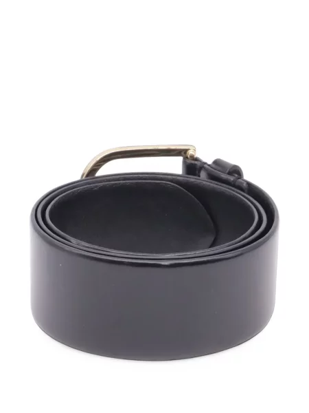 Cu centură curea Toteme din piele negru