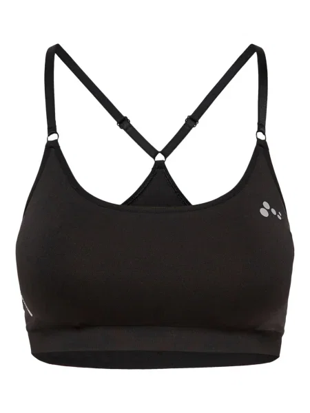 ONLY PLAY Sutien sport Lea negru alb