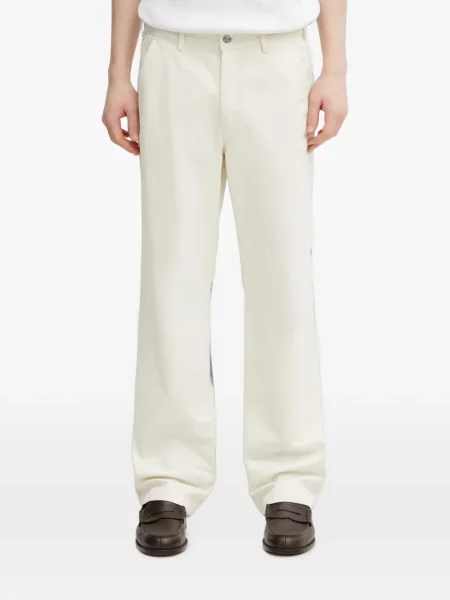 Blugi drepți Filling Pieces cu broderie alb