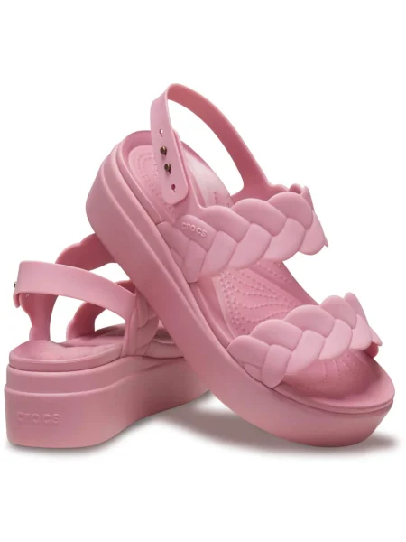Crocs Sandále Brooklyn svetloružová ružová