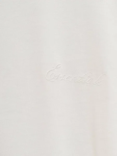 Μπλούζα Fear Of God Essentials με κέντημα λευκό