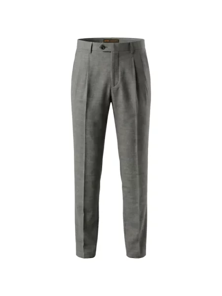 Pantaloni Moorer de lână gri