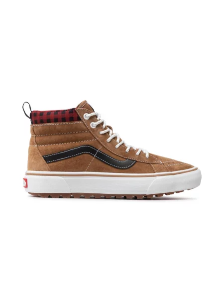 Vans Plaid Brown Mężczyźni Buty sportowe Vans Size: 4 brązowy