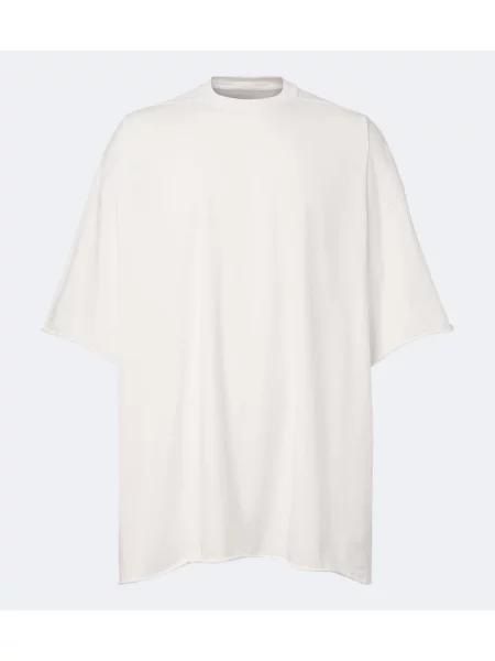 Tricou Rick Owens din jerseu alb