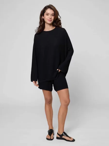 Повсякденні шорти PRPY віскоза/нейлон чорний