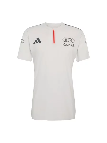 ADIDAS PERFORMANCE Tricou funcțional Audi Revolut Formula One Team Engineers & Marketing gri metalic / negru alb