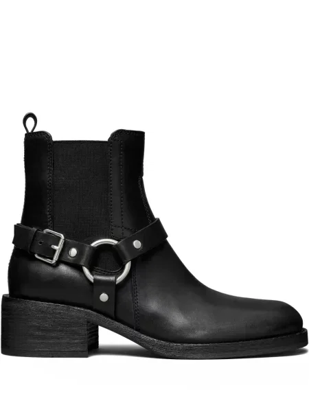 Botine Tory Burch cu cataramă negru
