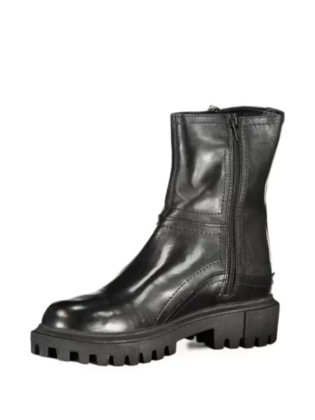 Botine Cafènoir din piele chunky negru