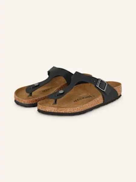 Birkenstock Japonki Gizeh Big Buckle schwarz czarne