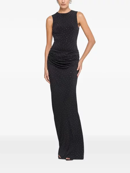 Stras rochie maxi Nissa negru