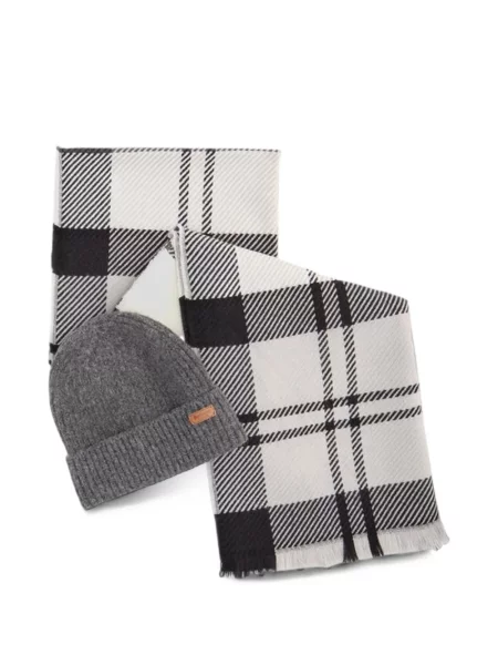 Căciulă Barbour tricotate gri